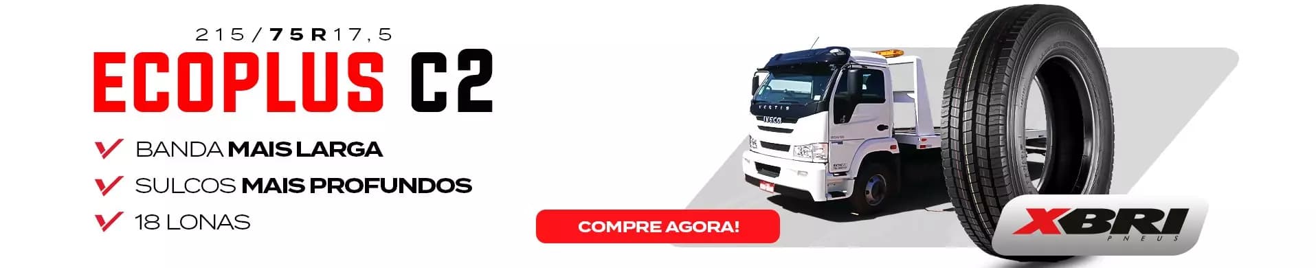 Pneu Xbri Ecoplus C2 215/75R17.5